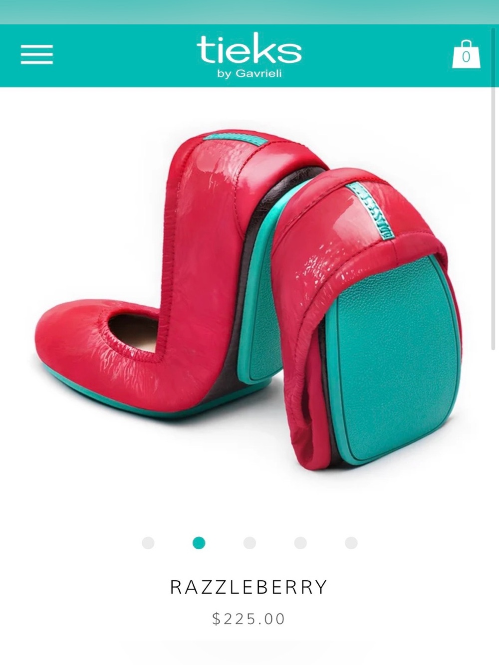 Tieks by Gavrieli Women’s Razzleberry Foldable Ballet Flats